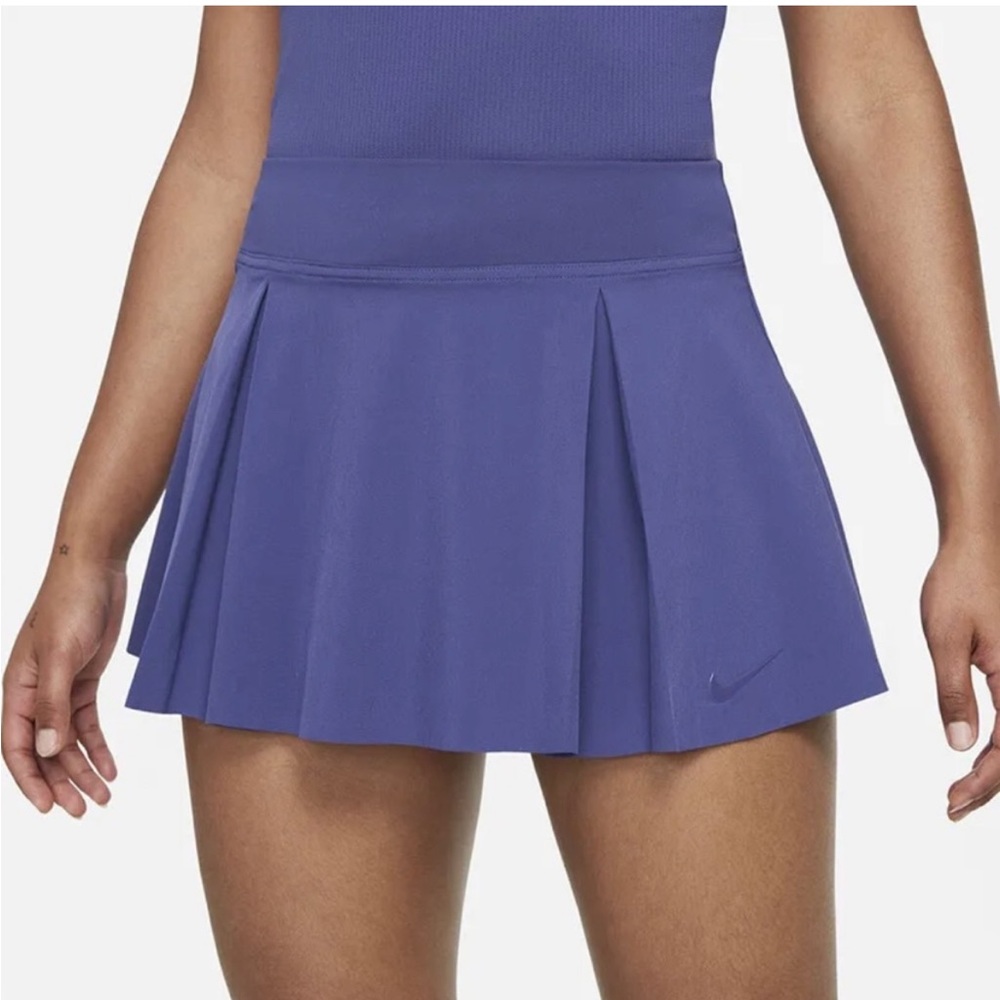 NIKE Women's Dri-FIT Club Short Tennis Skort Dark Purple Dust SIZE L!